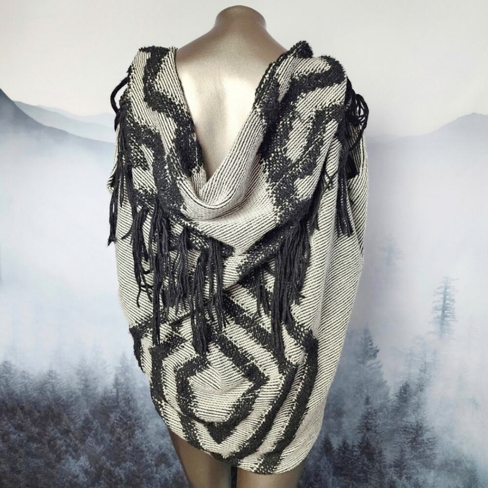 Free People Boho Diamond Fringe Kimono Cardigan | Women's One Size